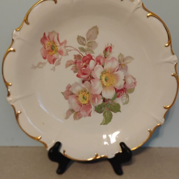Schumann Arzberg Germany Vintage Hand Painted Round Serving/Decorative Plate - Picture 2 of 4